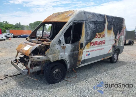 2017 Ram Promaster 2500 High Roof 159 Wb z USA, uszkodzony, nr VIN 3C6TRVDG4HE510353